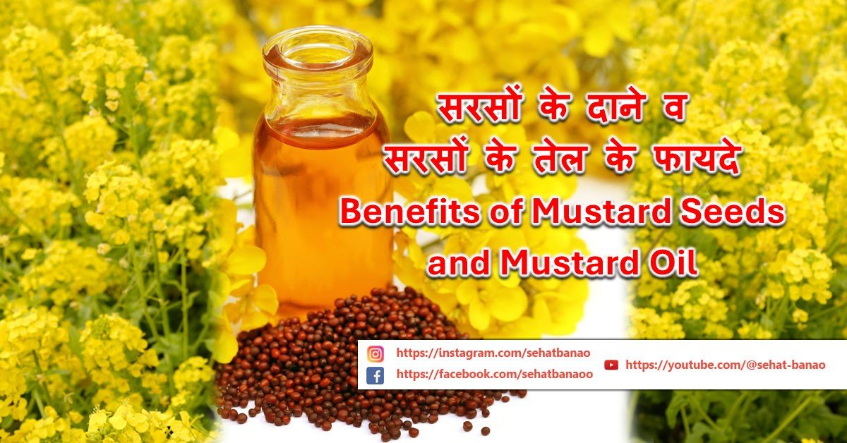 Read more about the article सरसों के दाने व सरसों के तेल के फायदे – Benefits of Mustard Seeds and Mustard Oil