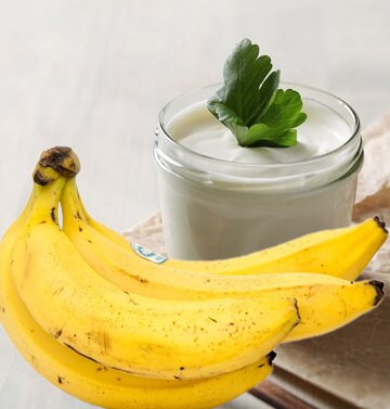 banana with curd