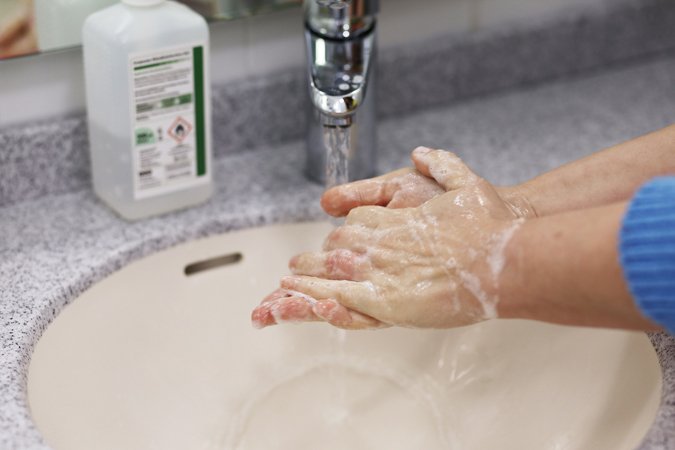 Hand Wash with Liquid Soap