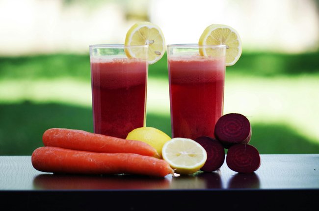 Carrot and Beetroot Juice