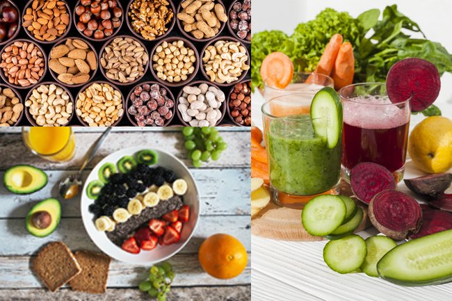 Healthy Food with Multivitamins