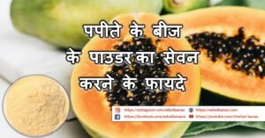 Read more about the article पपीते के बीज के पाउडर का सेवन करने के फायदे – Benefits of Consuming Papaya Seed Powder