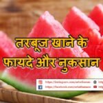 तरबूज खाने के फायदे और नुकसान – Benefits and Side Effects of Watermelon