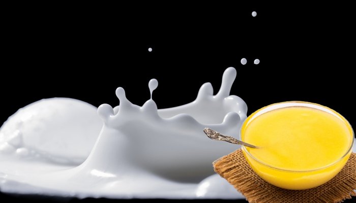 Milk with Desi Ghee