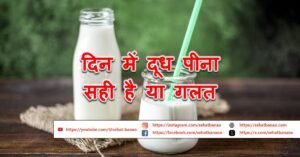 Read more about the article दिन में दूध पीना सही है या गलत – Is It Right or Wrong to Drink Milk During The Day